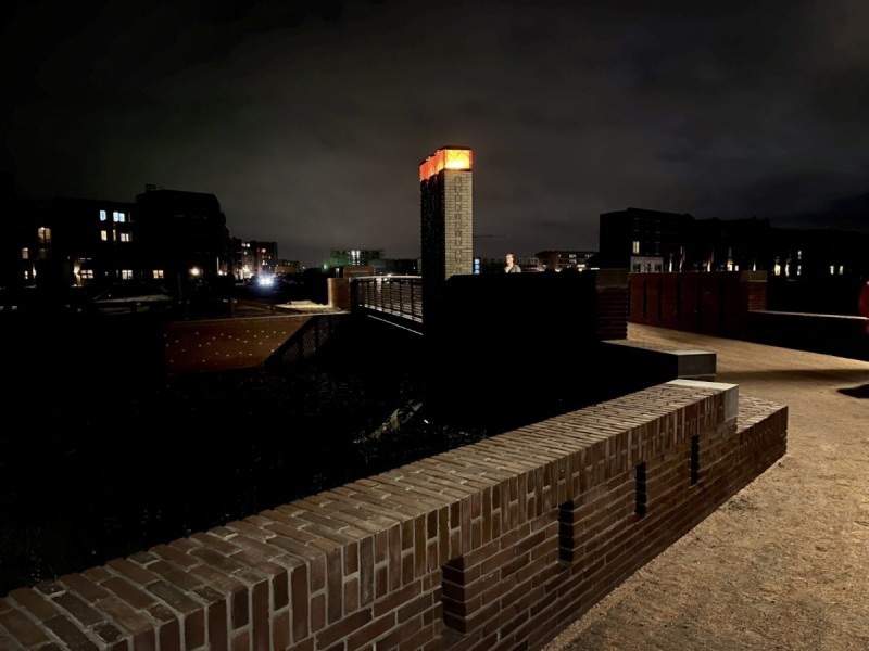Vuurtoren lantaarns voor bruggen Almere
